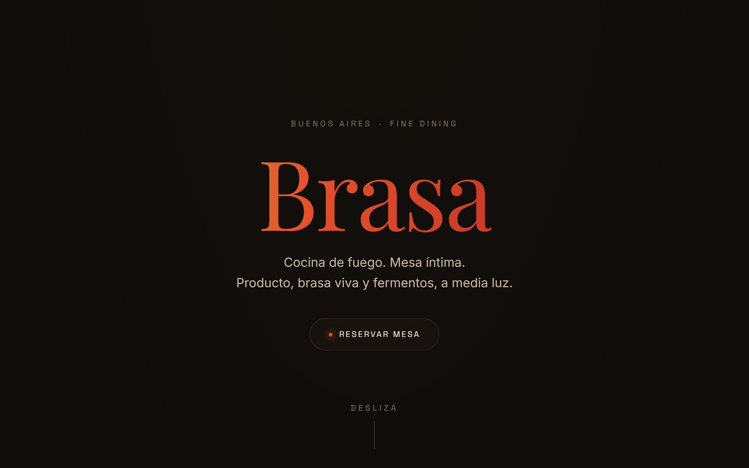 Captura en vivo de Brasa (demo-brasa.vercel.app)