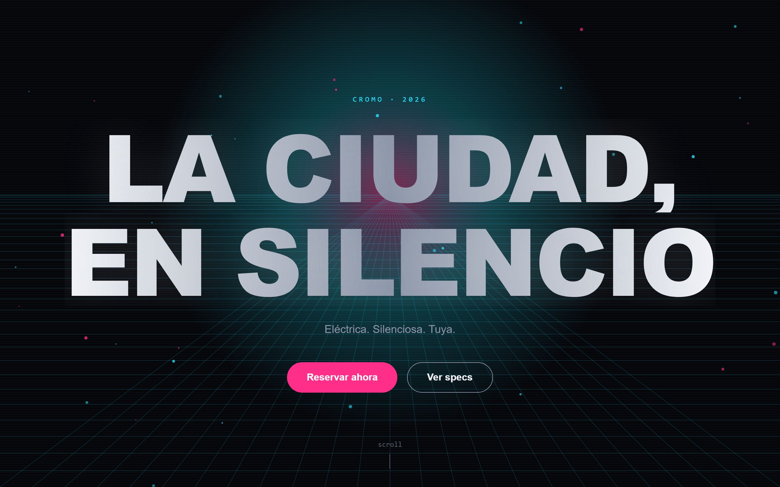 Captura en vivo de CROMO (demo-cromo.vercel.app)